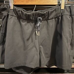 Black Drawstring Shorts